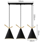 Nordic Retro LED Pendant Chandelier for Modern Home Lighting