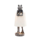 Frog Resin Desk Lamp: Retro Design LED Bedroom Lighting Fixture
