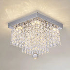 Crystal Square Ceiling Lamp For Home Lighting Decor