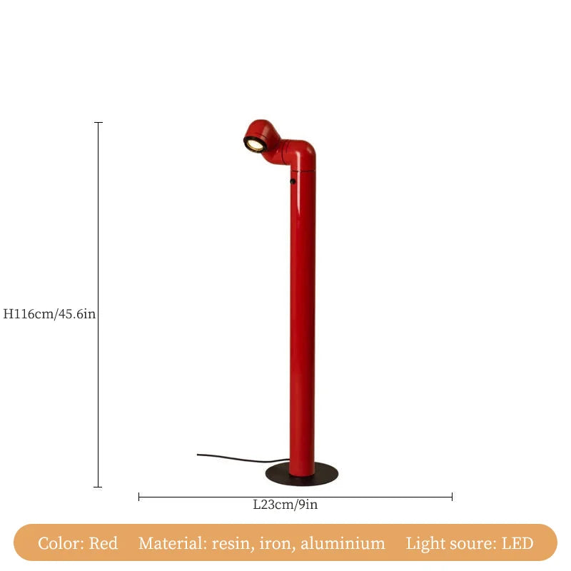 Water Pipe Floor Lamp: Modern Lighting for Living Room, Bedroom, or Entryway