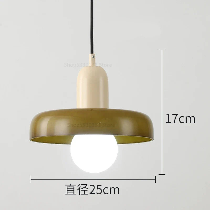 Colorful Glass Pendant Lights for Modern Decor and Lighting in Living Room and Restaurant