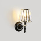 Matte Black Metal LED Chandelier with K9 Crystal Shades - Round Pendant Lighting