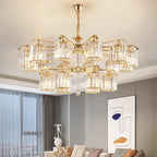 Crystal Lustre Chandelier: Modern Luxury Indoor Lighting Fixtures
