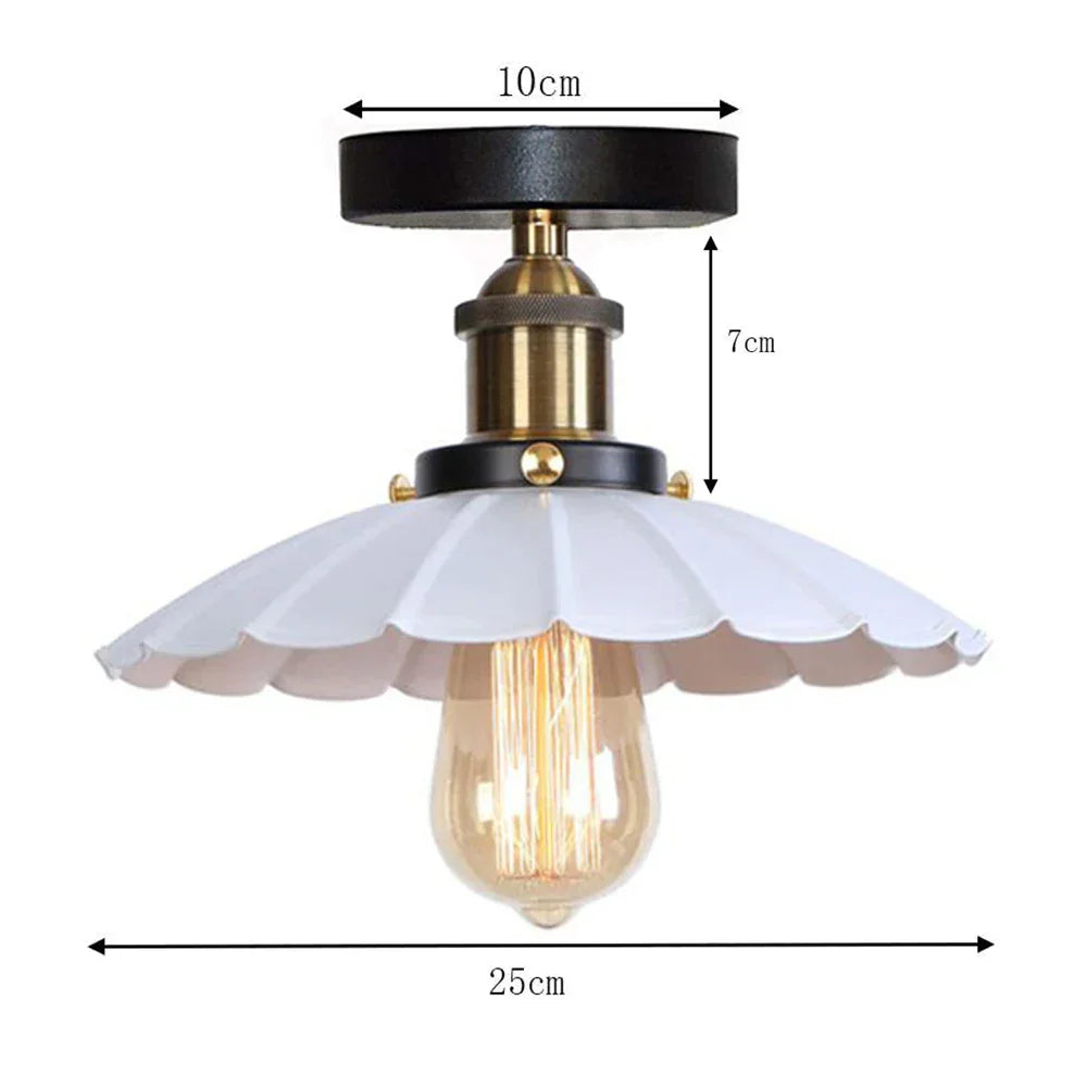 Vintage Industrial LED Metal Ceiling Chandelier Loft Decor E27 Light