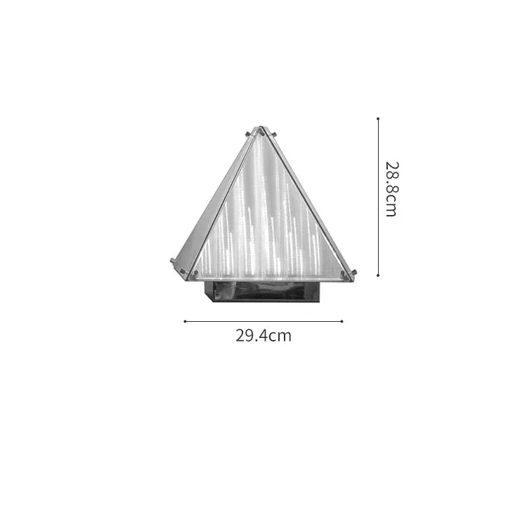 Nordic Pyramid Table Lamp Modern Art Desk Light for Living Room Bedroom by Afralia™