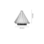 Nordic Pyramid Table Lamp Modern Art Desk Light for Living Room Bedroom by Afralia™