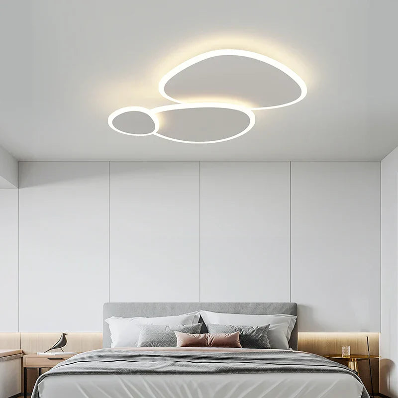 Modern Dimmable LED Ceiling Chandelier for Home Living Bedroom Study Room