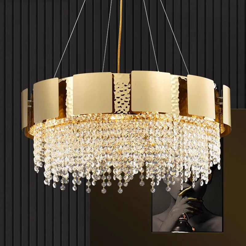 Crystal Chandelier: Modern Luxury Lighting for Living Room, Dining, and Bedroom