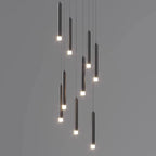 LED Staircase Chandeliers: Modern Pendant Light Lamps for Living Room Decor