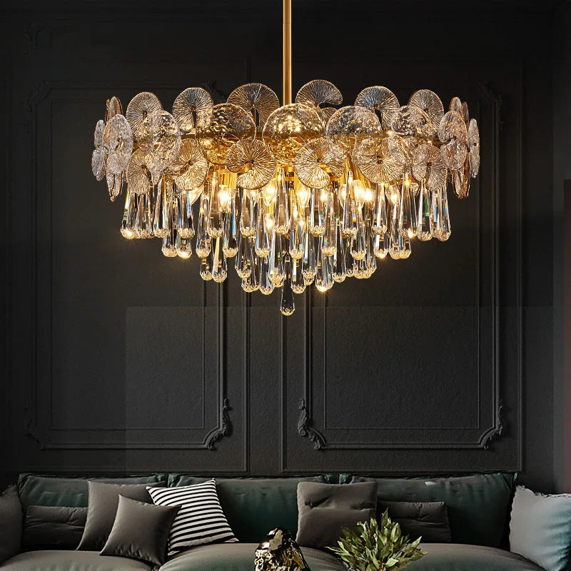 2024 Crystal Chandelier for Luxurious Living Spaces