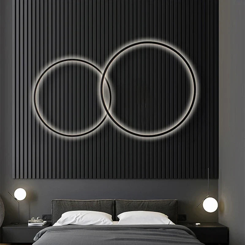 Moon LED Wall Lamp Modern Minimalist Nordic Decor Sconce Fixtures