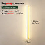 Outdoor Waterproof LED Wall Light Strip for Garden and Porch Lighting