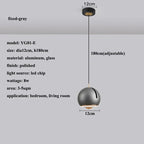 Adjustable Angle LED Pendant Light: Modern Stretchable Chandelier for Home Decor