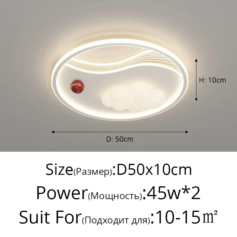 Minimalist Modern Ceiling Light for Bedroom Living Room Kitchen Indoor Decor Lamp