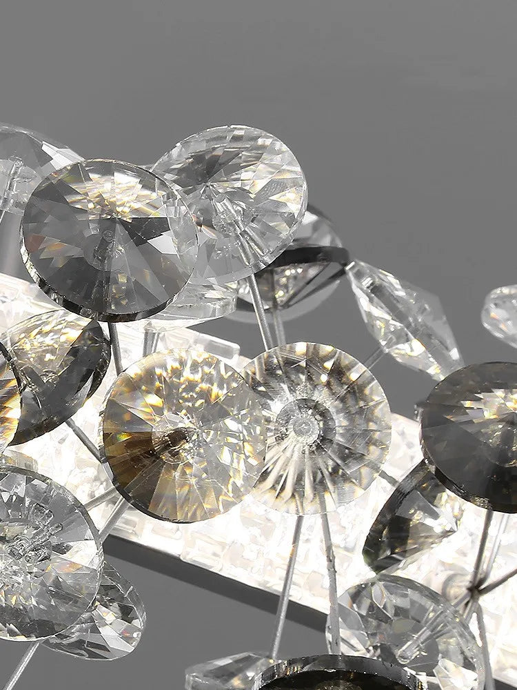 Sun Flower Crystal Rings Chandeliers: Modern Luxury Nordic Home Decor Hanging Ceiling Light