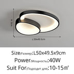 LED Ceiling Chandelier Lights with Remote Control for Living Room, Bedroom, Dining Room