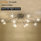 Nordic Sky Star Ceiling Lamps Modern Chandeliers Romantic Bedroom Children's Room Lighting