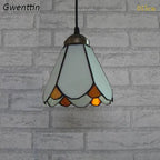 Tiffany Style Pendant Light for Dining Room Tiffany Mediterranean Hanging Lamp for Bedroom by Afralia™