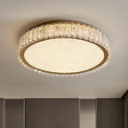 Crystal LED Ceiling Lights: Modern Home Lighting Fixture for Living, Dining, Kitchen, Bedroom