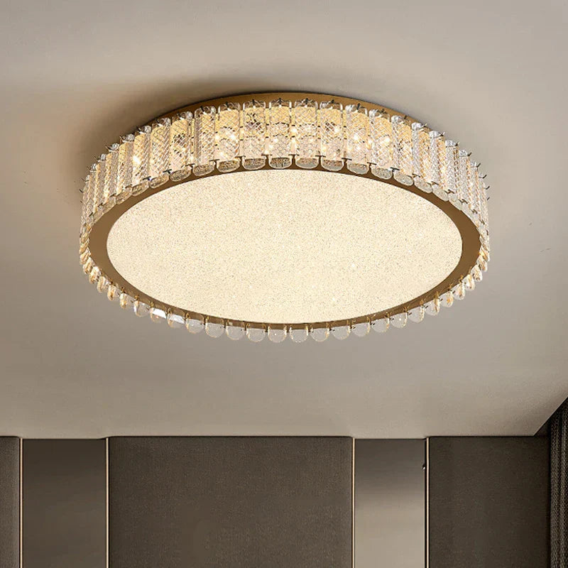 Crystal LED Ceiling Lights: Modern Home Lighting Fixture for Living, Dining, Kitchen, Bedroom