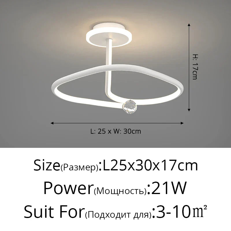 Modern LED Ceiling Chandelier for Home Decor Lighting Fixture