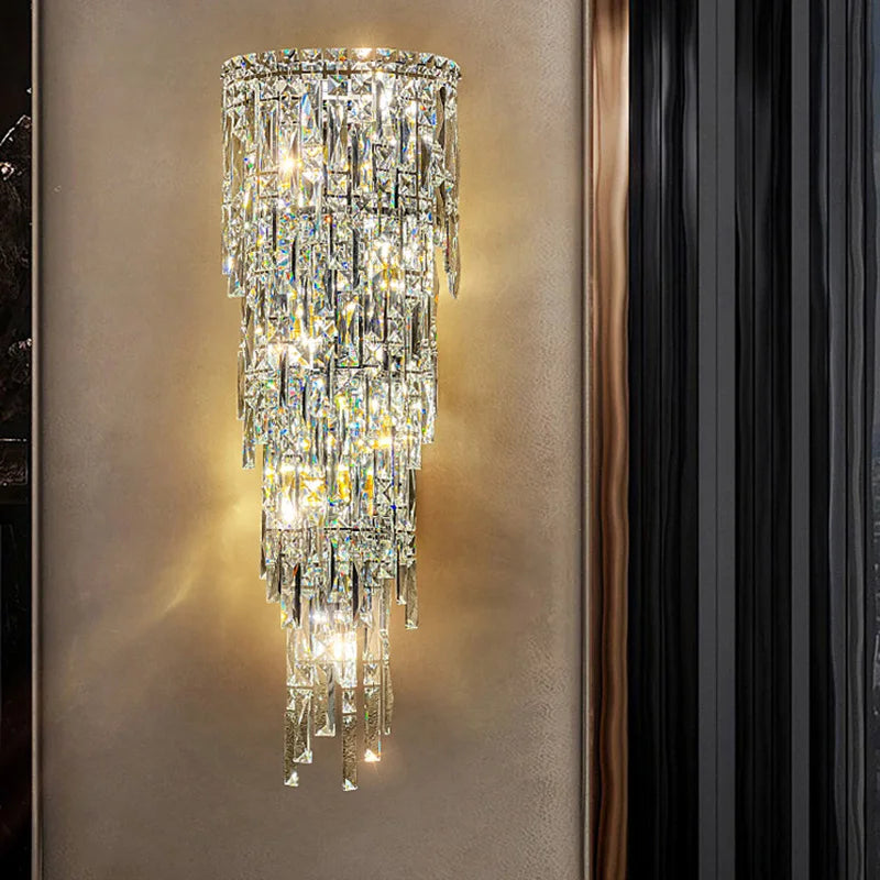 Modern Crystal Wall Lamp for Home Decor