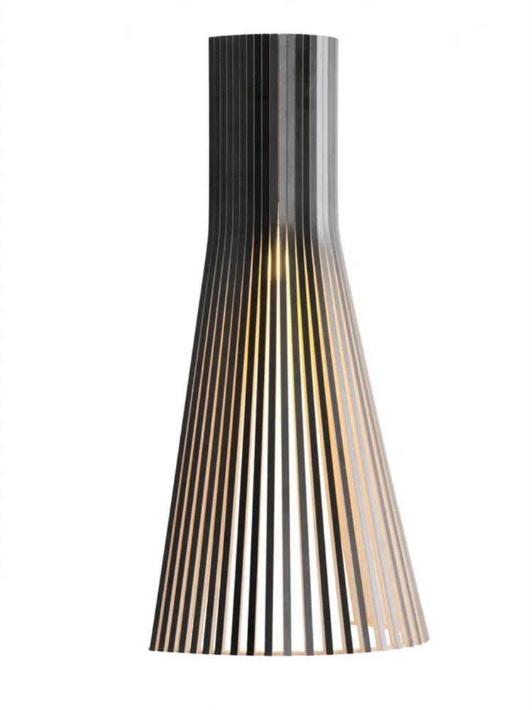 Wooden Spoke Wall Lamp for Home & Hospitality Spaces in White & Black