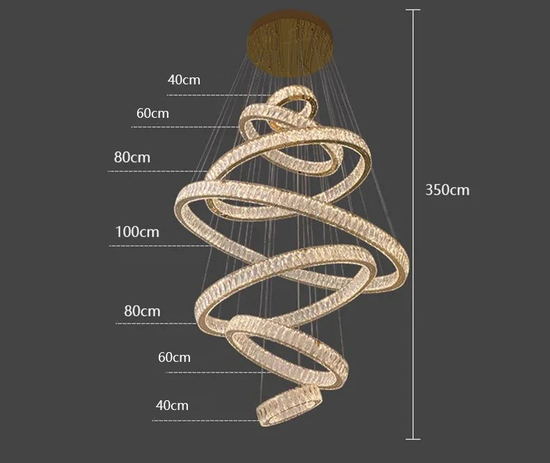 Modern Pendant Lights: Indoor LED Chandelier Ceiling Lamp