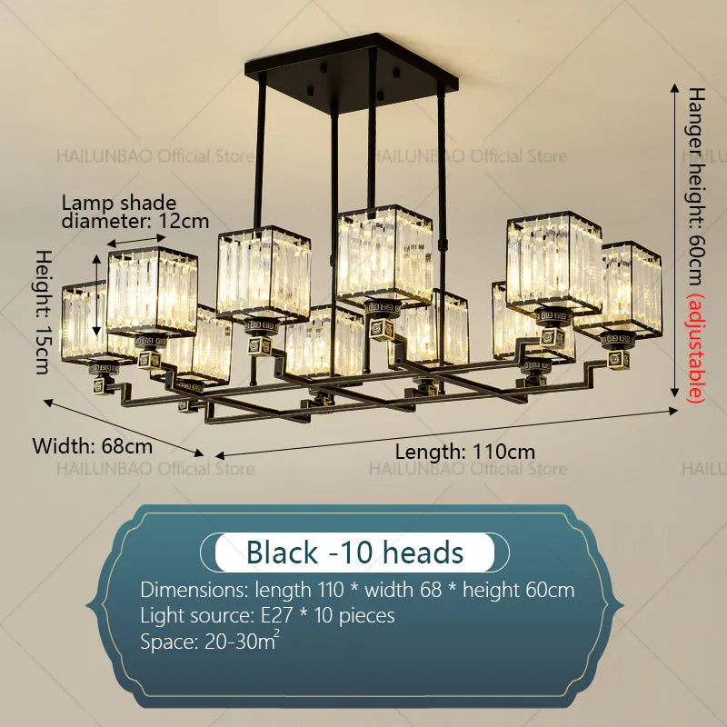 Crystal Chandelier: Modern, Luxe, & Chic for Living Room, Bedroom, Restaurant & Villa