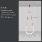 Modern Art LED Pendant Light for Bar Counter, Restaurant, and Home Decor