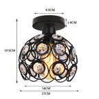 Glass Crystal LED Ceiling Chandelier for Home Decor