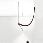 Leather Belt Chandelier Pendant Light for Modern Minimalist Home Decor