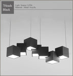 Magic Cube LED Pendant Light for Dining & Living Room by Samsarah Lighting