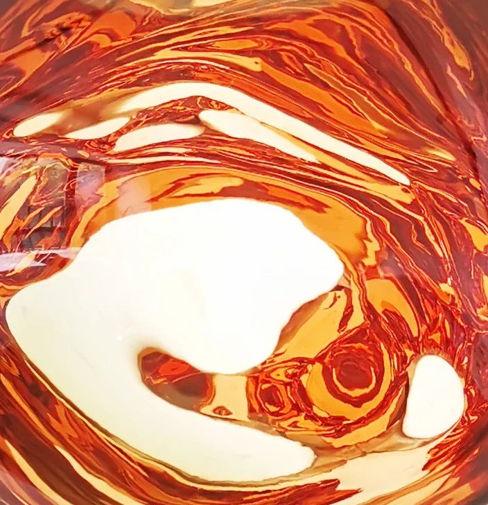 Lava Glass LED Chandelier Pendant Light Modern Indoor Hanging Lamp for Home Decor