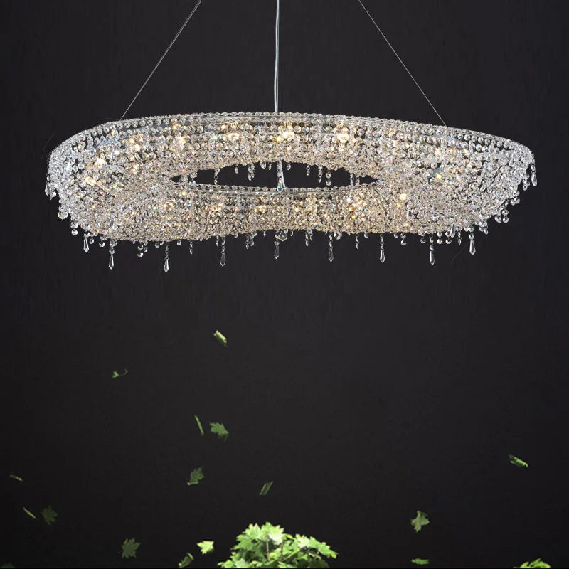 Bird Nest Crystal Pendant Chandelier | Modern Hall Hotel Living Dining Room Luster