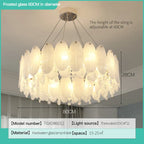 Cream Wind LED Chandelier for Master Bedroom, Living Room & Children's Room