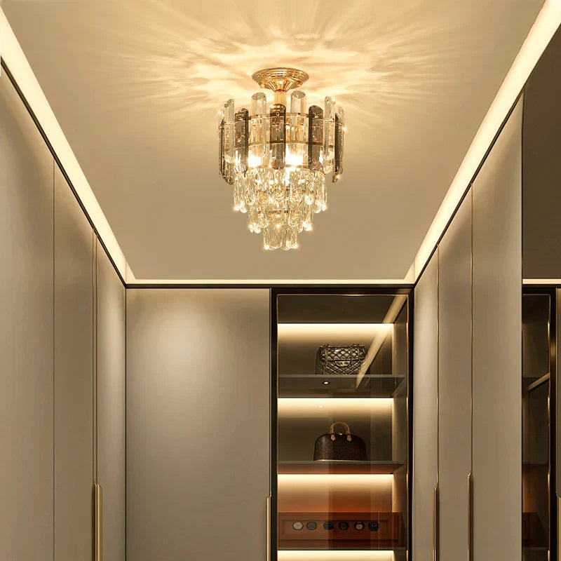 Crystal LED Ceiling Chandelier for Home Decor