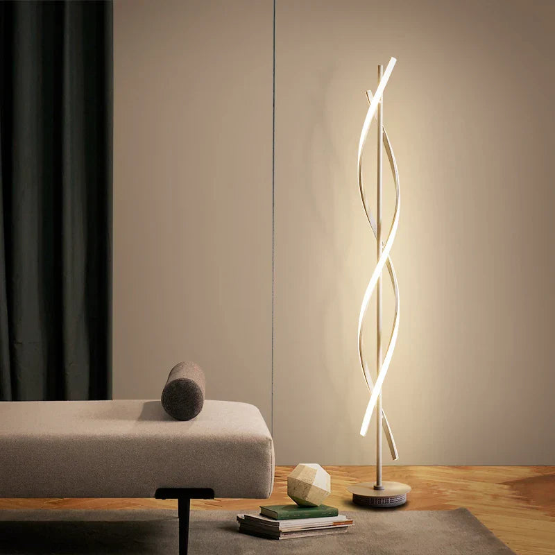 Geometric Line LED Floor & Table Lamp for Modern Living Room & Bedroom