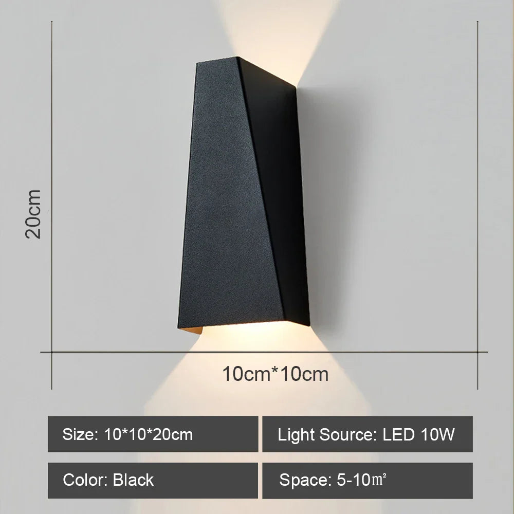 LED Acrylic Wall Light Shade for Bedroom Living Room Home décor