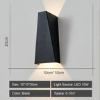 LED Acrylic Wall Light Shade for Bedroom Living Room Home décor