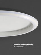 Modern Round Ceiling LED Lamp for Bedroom, Minimalist Design for All Rooms