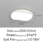 Nordic Ceiling Lights in White, Black, Red: Designer Lighting for Home Decor