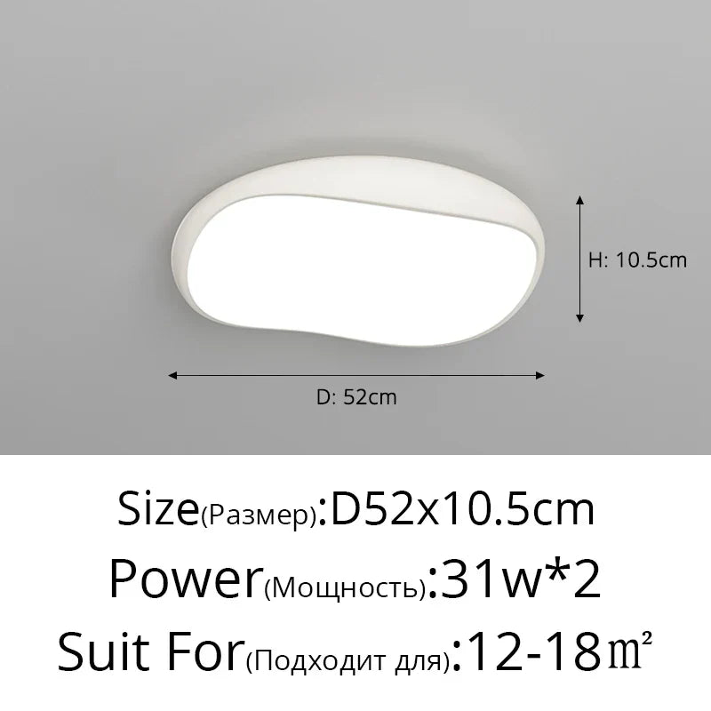 Nordic Ceiling Lights in White, Black, Red: Designer Lighting for Home Decor