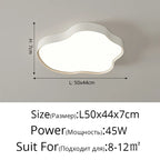 Cloud Ceiling Chandelier: Modern Nordic Living Room Bedroom Dining Lighting Fixtures