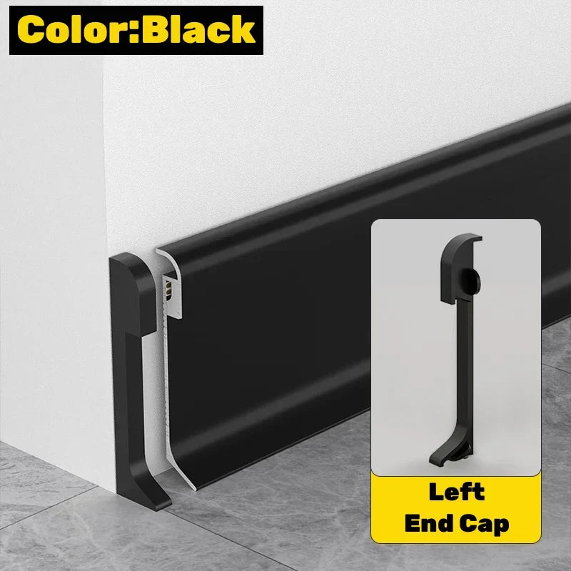 LED Skirting Line Aluminum Profile for Stylish Backlighting, Stair Lighting & Wall Trim