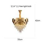 Crystal Chandelier: Modern Luxury Lighting for Living Room, Dining, and Bedroom