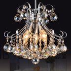 Modern Crystal Chandelier | Colourful Indoor Living Room Light Fixture