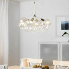 Glass Balls Ceiling Pendant Lights Minimalist Living Room Chandelier Shop Bar Decor