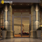 Gold LED Wall Lamp 96V 220V IP67 Waterproof Outdoor Sconce Light