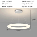 Nordic Metal Smart LED Dimmable Ceiling Light for Bedroom